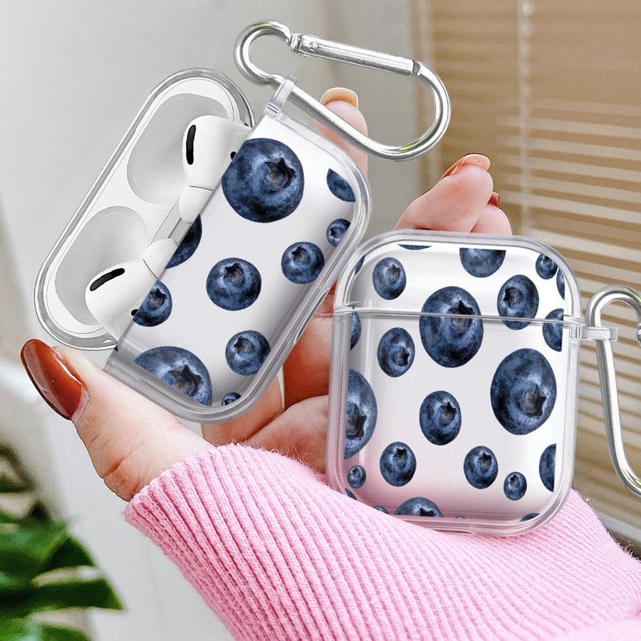 Clear Earphone Cases Cover Case For Airpods 2 4 1 Pro3 3 Pro Pro2 Simple Fruits