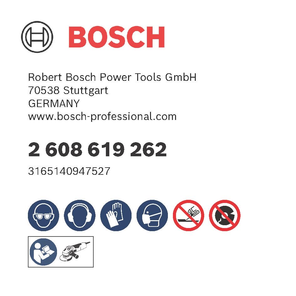 Bosch Trennscheibe Edelstahl 25 2608619262 X-LOCK 125x1,0 Stahl, Stück,