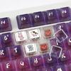 10/20/50/100Pcs Transparency Keycaps XDA Height Removable Keycap Unique for Mechanical Keypad Customization Keycap