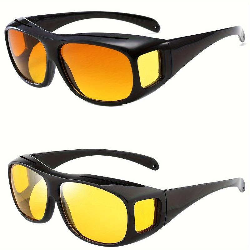 

2PCS Blue Light Glasses Night Vision Driving Glasses Anti-Eye Fatigue Ideal for Screen Use Computer Reading