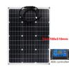 300W Solar Panel Kit 18V Flexible Solar Cell with 30A-100A Controller Power Bank for Outdoor Phone Ipad Camping RV Car Boat
