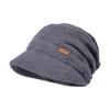 Casual Style Fleece Lined Bonnet Warm Thickened Winter Beanies Short Brim Beanie  Christmas Gifts