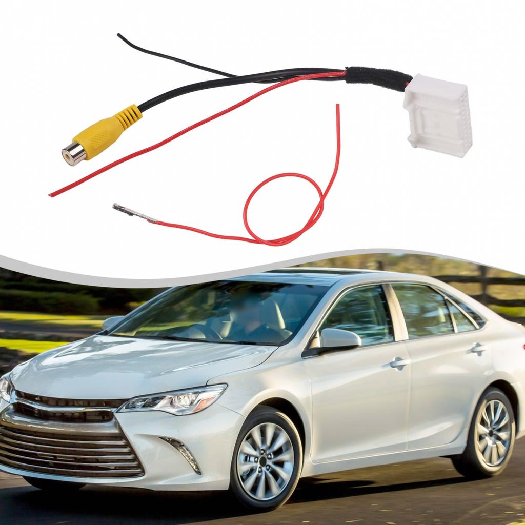 Quick Installation 24 Pin Car Adapter Wire Cable for Toyota Rear View Camera