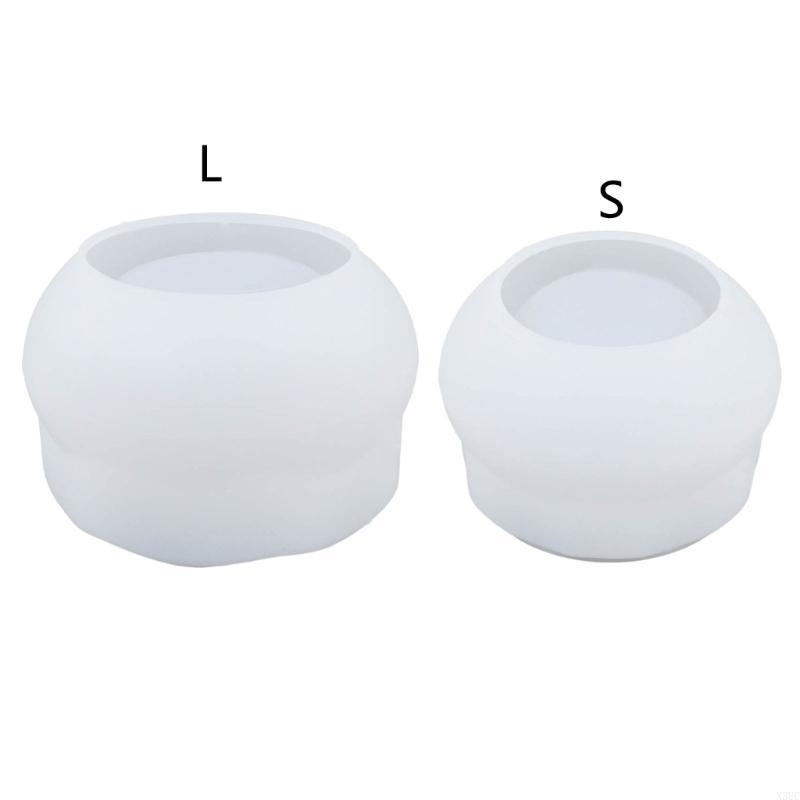 Fish Silicone Mold Crystal Epoxy Resin Casting Flowerpot Candlestick Mould X3UC