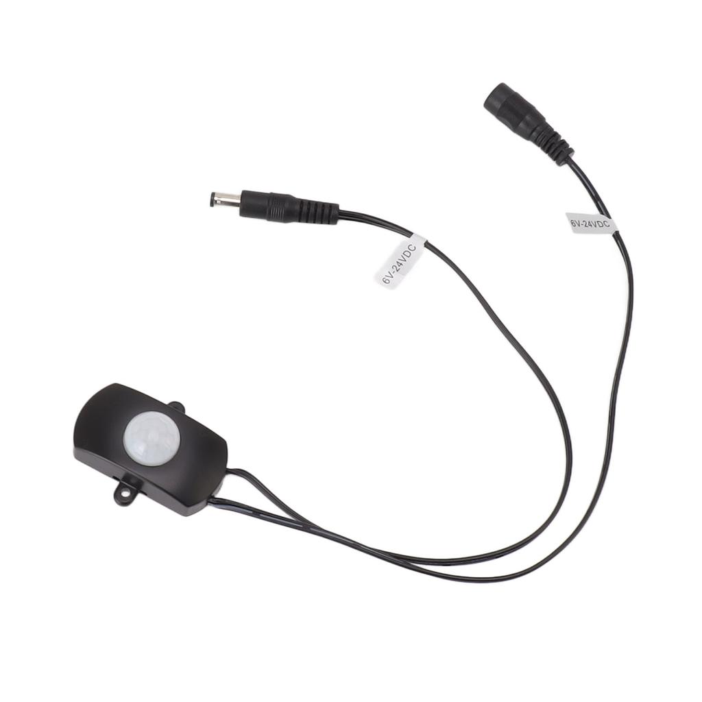 PIR Motion Detector Switch 120 Degree Angle Mini Infrared Auto Switch Detector for LED Strip Security System DC 6‑24V