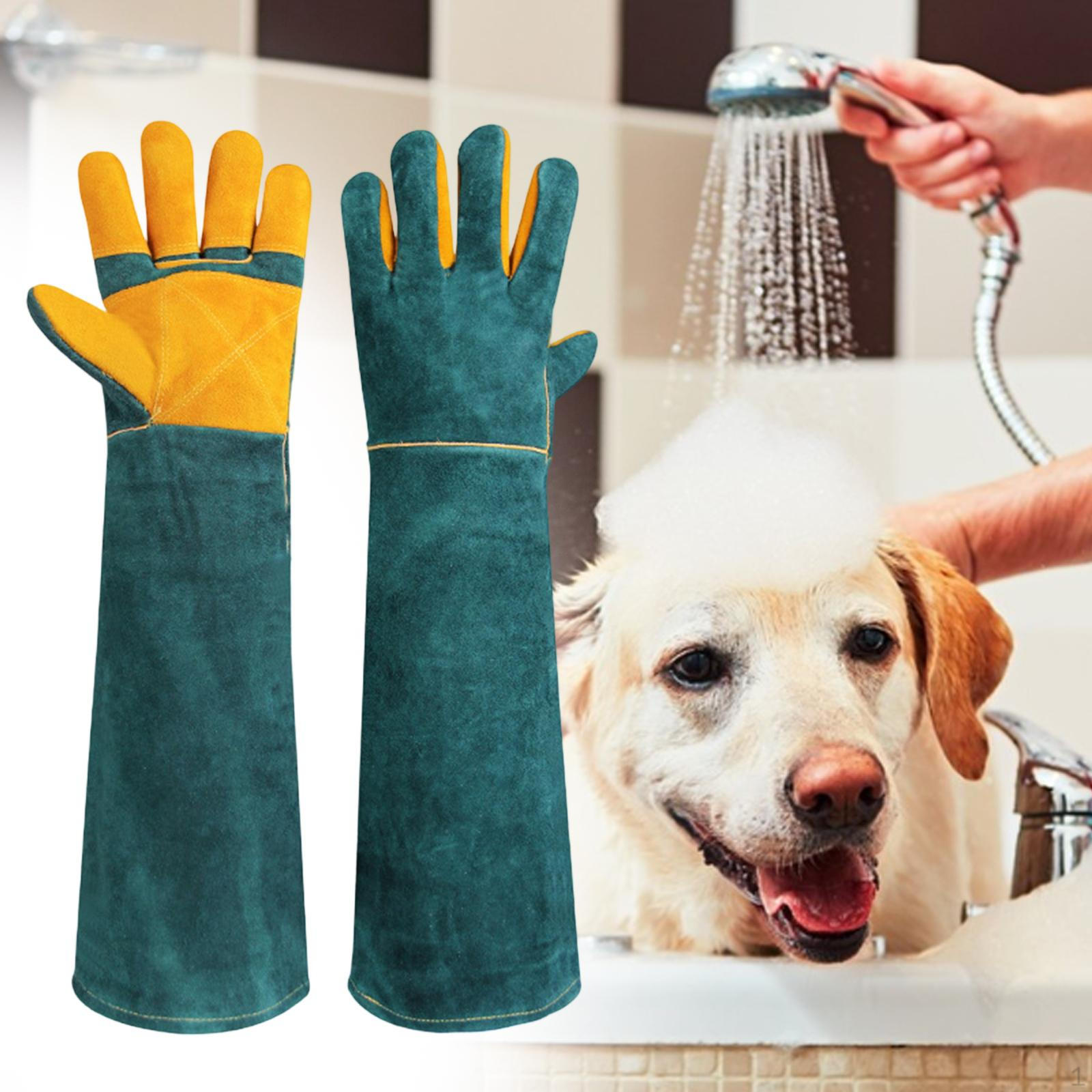 

23.6 inch Animal Handling Anti Bite Gloves Multifunctional Accessory for Reptile & Bird