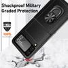 Anti -Knock Matte Leather Stand Case For Samsung Galaxy Z Flip 3 5g Flip3 Anti -Slip Cell Phone Bag For Samsung Z Flip 3 Cases
