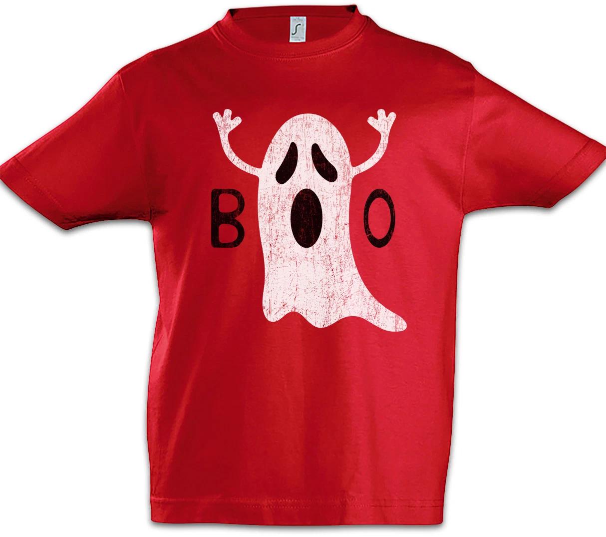 Boo III Kids Boys kids boys T-Shirt Fun Ghost Spirit Nerd Geek Halloween 140