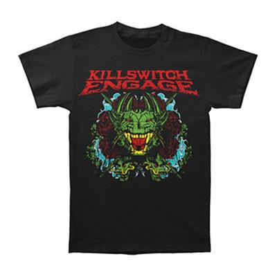 Herren Killswitch Engage Drachen T-Shirt Schwarz