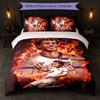 Set Biancheria da Letto Personalizzato con Nome Testo Lamine Yamal 1 Copripiumino+2 Federe Logo Calcio Regalo Personalizzato per Occasioni Speciali Decorazione Camera da Letto