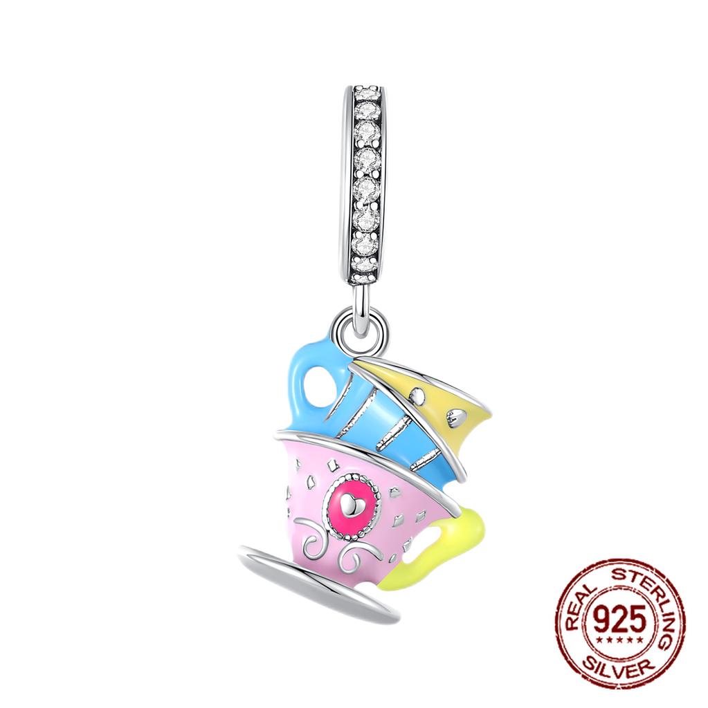 Cute And Interesting Copper Delicious Food Dessert Burger Pizza Charm Pendant Fit Bracelet Party Gifts