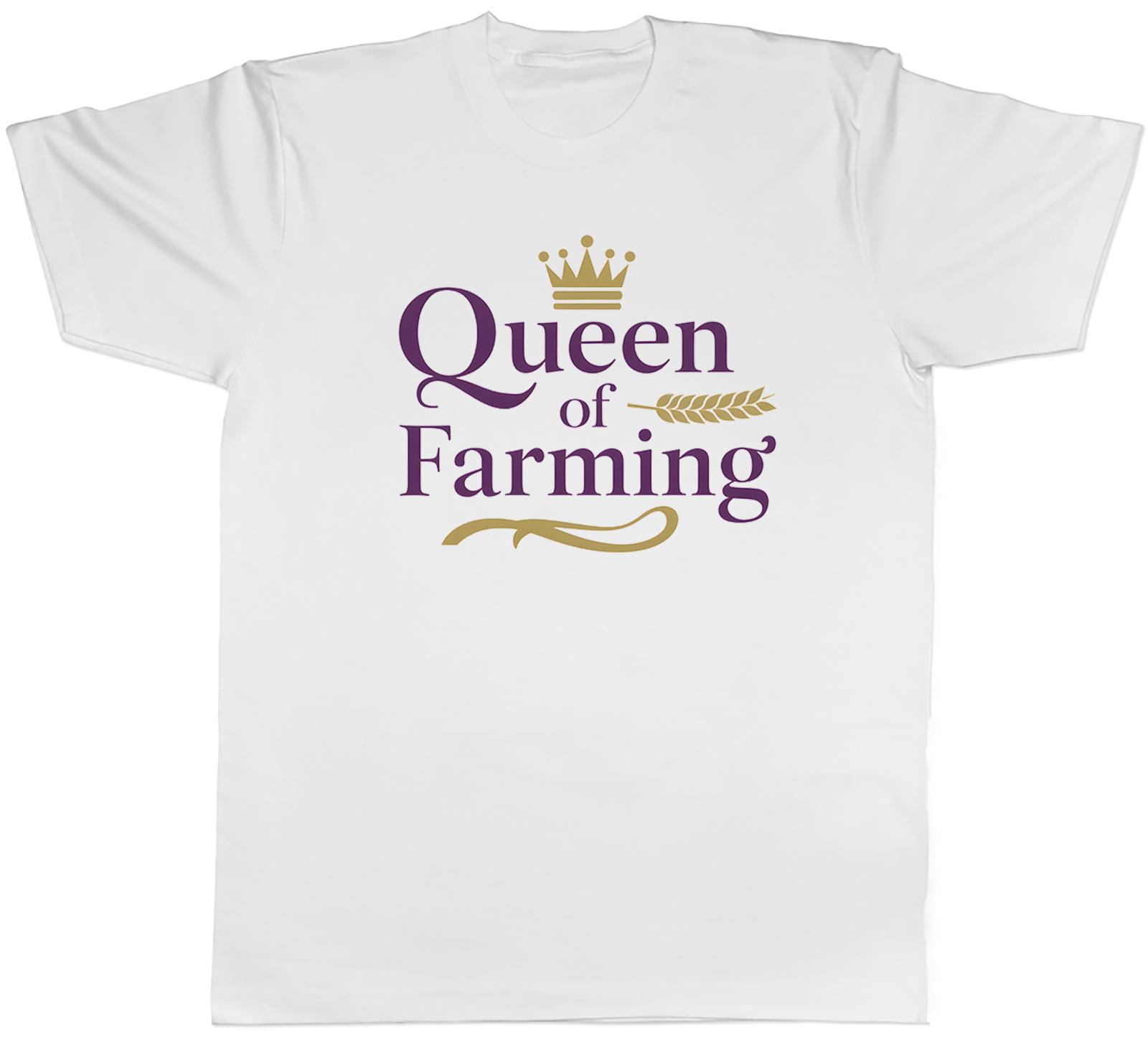 Queen of Farming Unisexs TShirt Tee Gift Top S