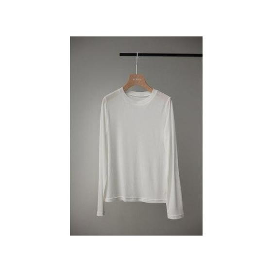 sheer rib tops WHT