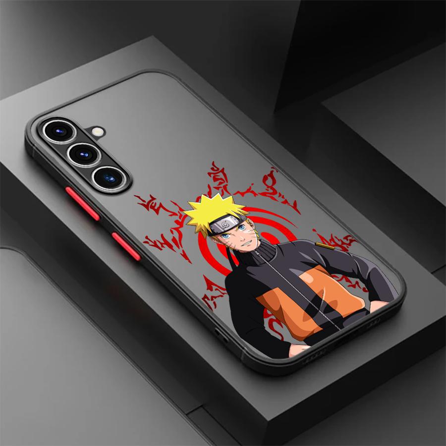 Matte Handyhülle für Samsung Galaxy A52 A56 A24 A73 A22 A53 A21s A34 A25 A26 A54 A35 A36 Narutos Uchiha Itachi