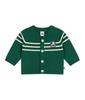 Petit Bateau Cardigan A0EE1 Size 36 95cm Green/Milky White, Months,