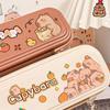 Waterproof Capybara Pen Bag Large Capacity Stationery Storage Bag Cartoon Pen Pouch  Student Gift
