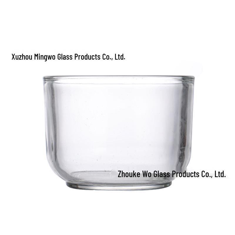 European Style Thick-Walled Crystal Glass Candle Holder for Aromatherapy and DIY Candles
