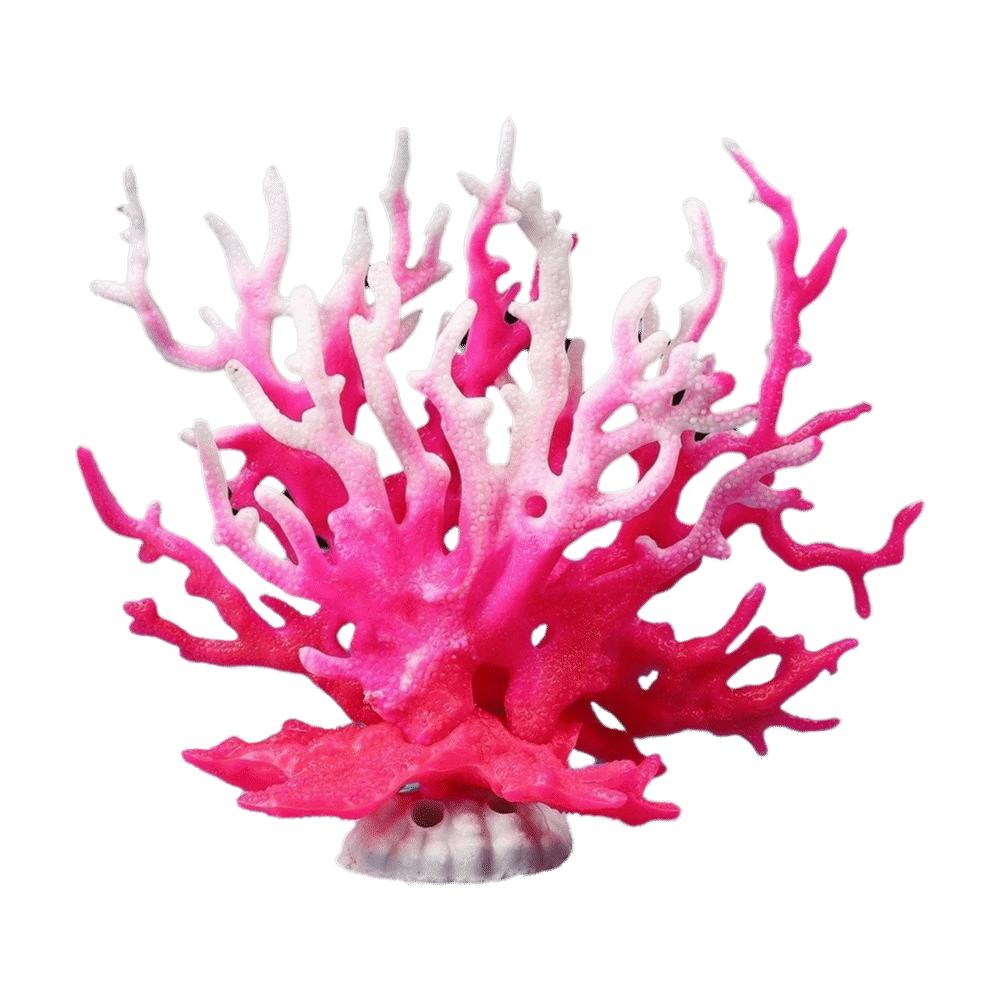 Lifelike Artificial Coral Ornament Plastic Fake Coral for Fish Tank  Home Decoration