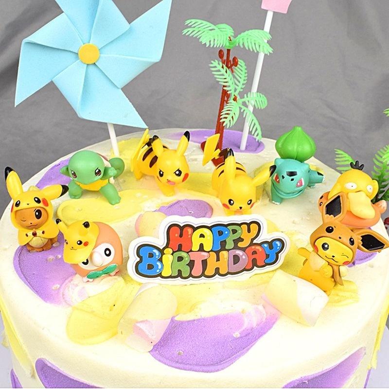 Fantastyczny Zestaw 8 Figurek Pokemon Pikachu Idealny Dla Kolekcjonerów Lub Dzieci!