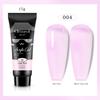 Colla per Estensione Nail Art UV Solida Senza Vassoio di Carta Estensione Rapida Modello di Cristallo Colla per Fototerapia Unghie Colla di Cristallo 15ml