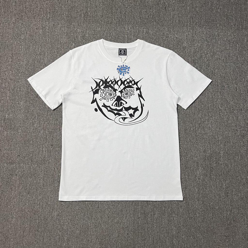 Unisex Casual Loose Fit Printed T-Shirt with Round Neck and Short Sleeves