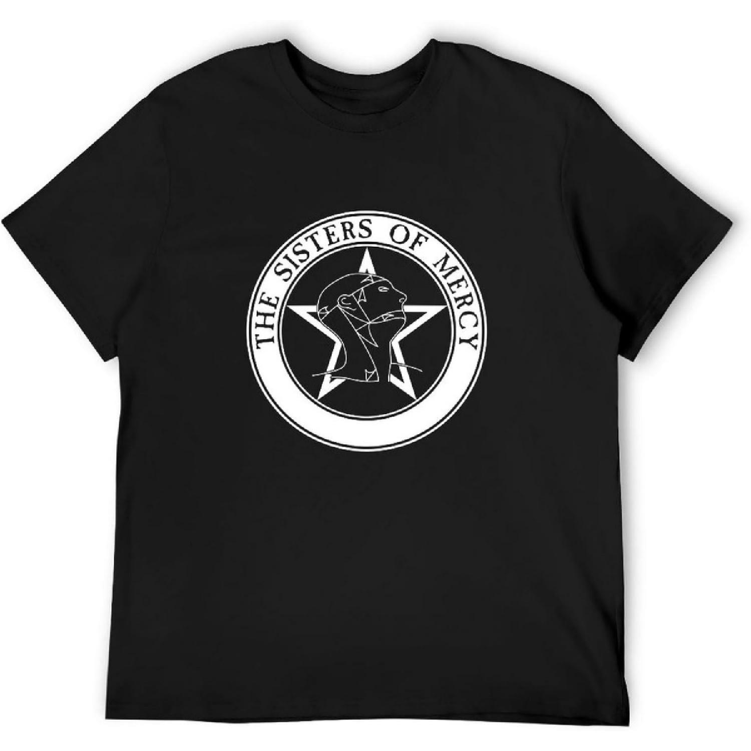 ESSTAIRUN The Sisters of Mercy T-Shirt Band Music Black XXXXXL разноцветный