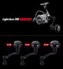 LIVRE 11680 LightArm 58 B Series with EP37B Knob for Shimano S2, All Black, LA58-KB37S2