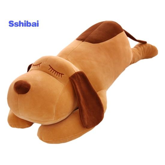 Çocuklar Sevimli Yalan Köpek - Doldurulmuş Bebek - Yumuşak Peluş Oyuncak - Ev Kanepe Araba Dekoru - Kız Hediyesi