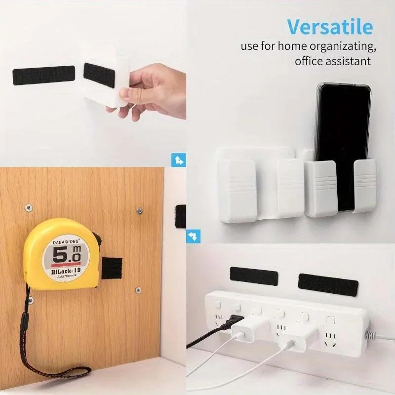 100 Stück doppelseitig Haushalt Gebrauch Klettverschluss Schwarzes Pad Fixierflicken Doppelseitige Matte Griffband Selbstklebend DIY Bekleidung