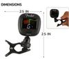 Fender Clip Tuner Pro Color Tuner Fender® FCT-2 Clip-On
