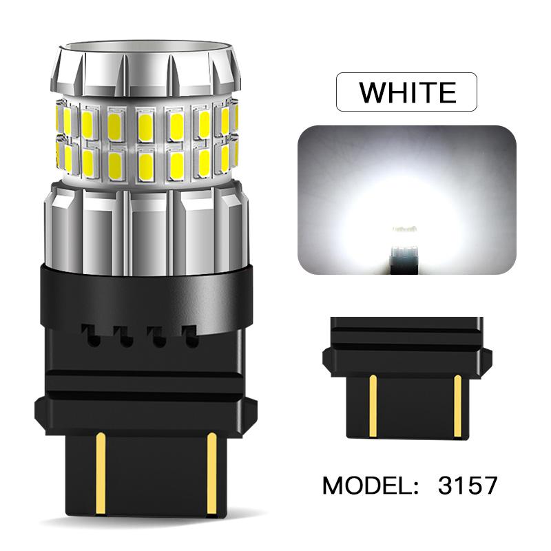 

2PCS 3156/3157 LED Back up Light P27W P27/7W T25 Reverse Lamp White/Amber/Red Bulbs 3057 4157 3457 3047 3155 3357 3757 4057 4114