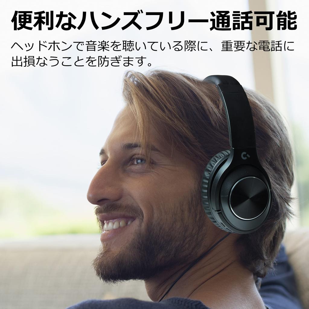 CROWD AUDIO ANC Wireless Headphones Active Noise with for Listening to Wired Wireless Bluetooth HP-01 Cancelling, Closed-Back, Mic, Music, &