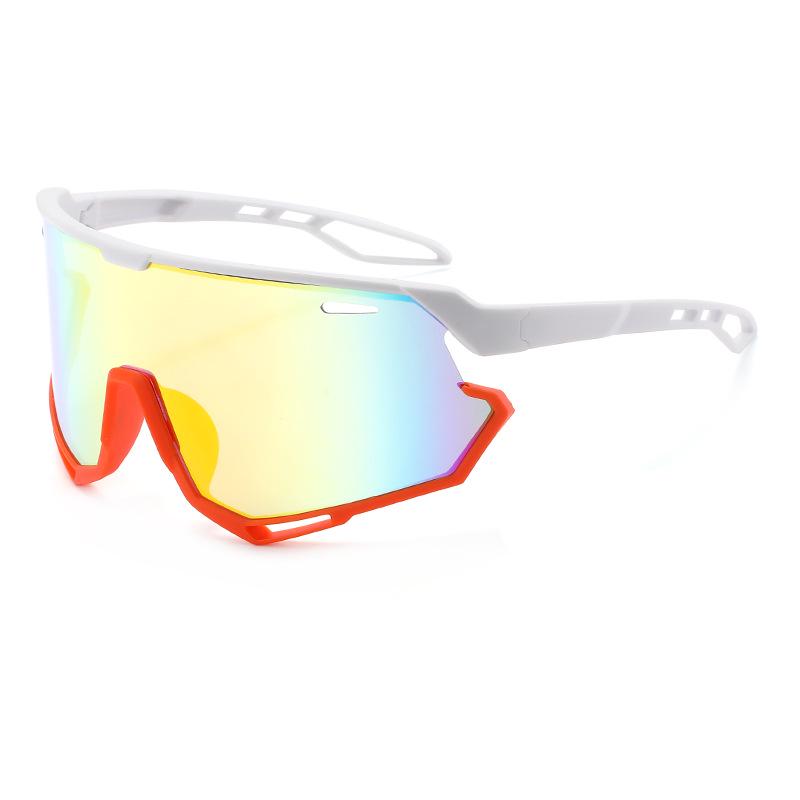 Black Polarized Sports Sunglasses for Cycling, Skiing, and Mountaineering – Large Frame, Windproof, UV Protection