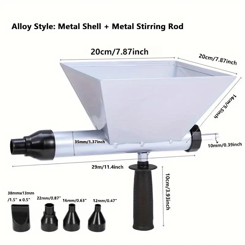 Mortar Grout Applicator Machine 4-Nozzle Portable Cement Gun for Doors Windows Masonry Floor Caulking