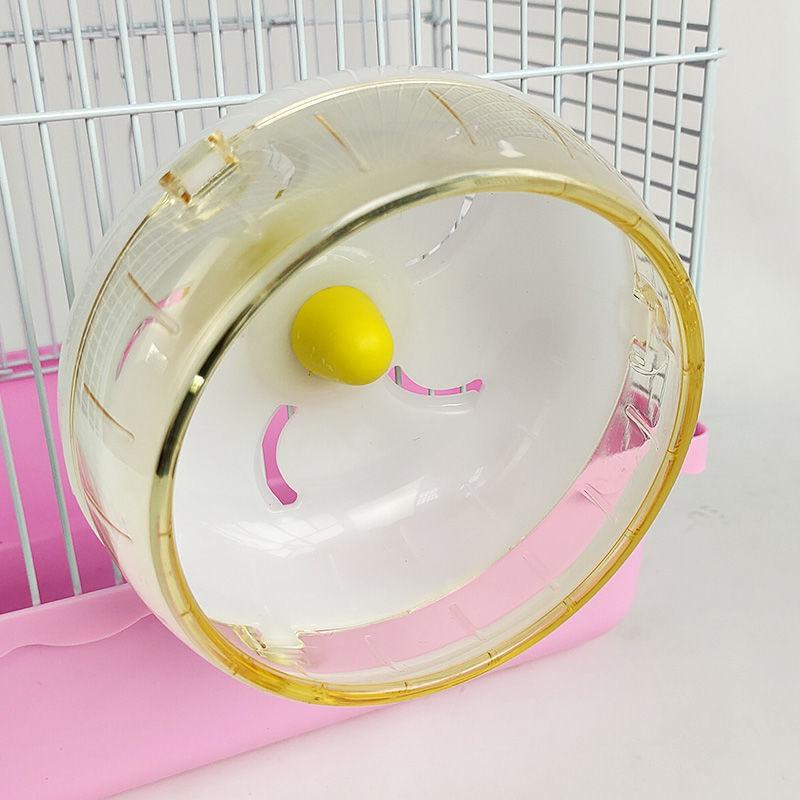 Silent Hamster Running Wheel: Cage Spinner & Exercise Ball for Golden Hamsters - Essential Toy for Hamster Supplies