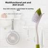 Premium Pot Scrubber Brush Long Handle Dishwashing Tool OEM Factory Cross Border Supply for Kitchen Cleaning