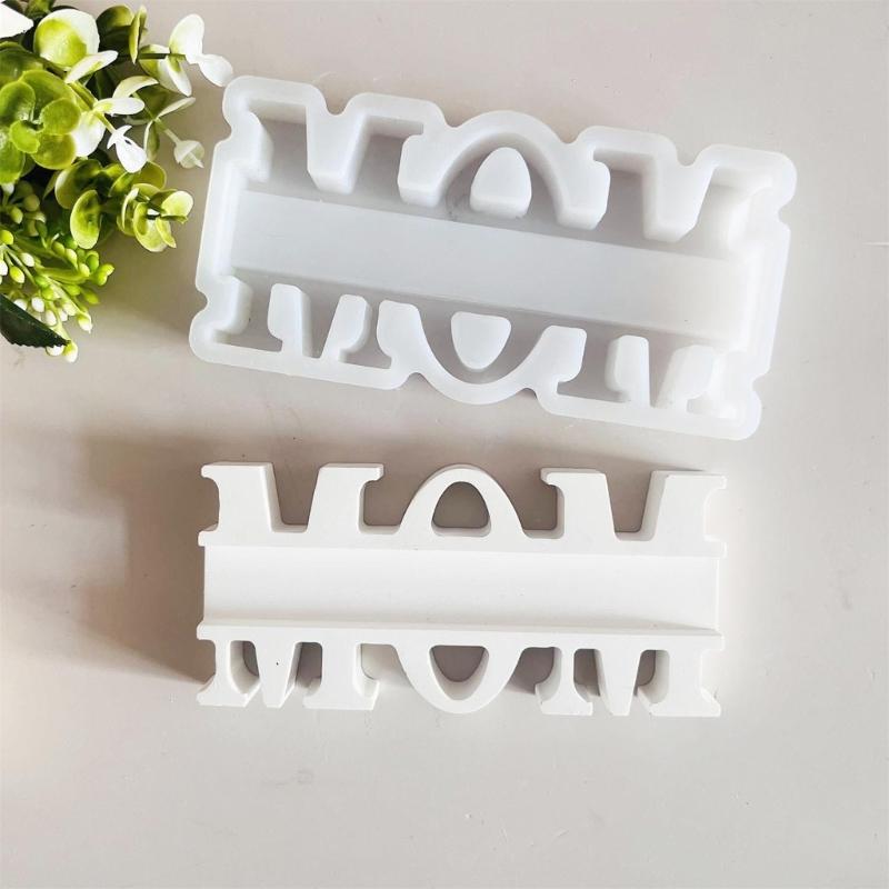 Silicone MOM Letter Mold Not Stick Perfect For Mothers Day Gift And Home Decoration Crafts