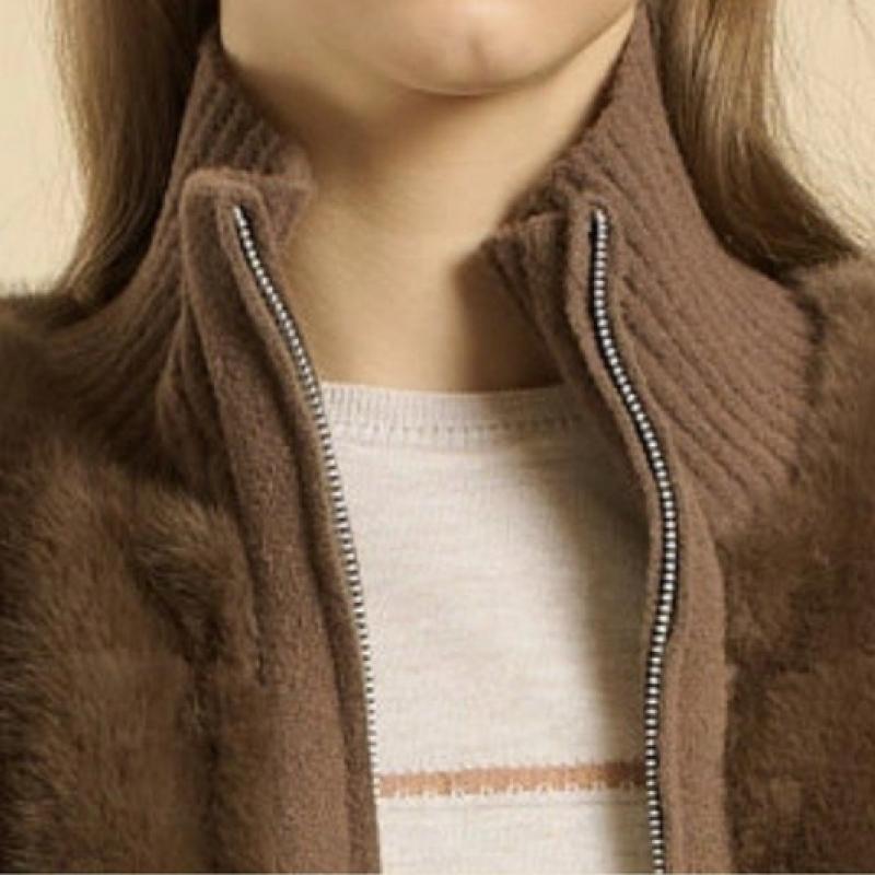 BCBG Poufer Knit Zip Jumper B6s1g580