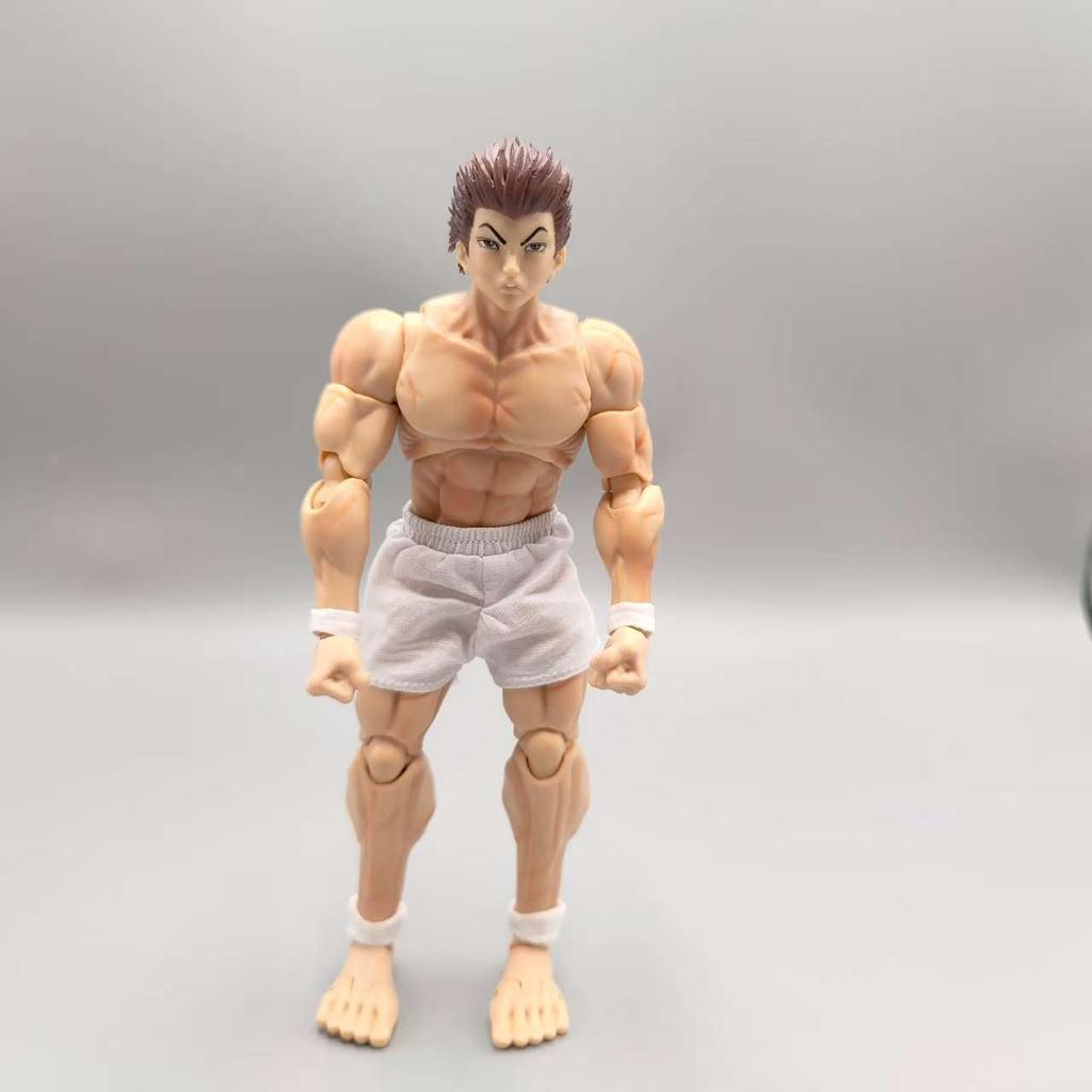 In Stock 17cm Hanma Baki Figure Baki Action Figures Figurine Pvc Statue Collection Model Desk Decoration Doll Christmas Gifts