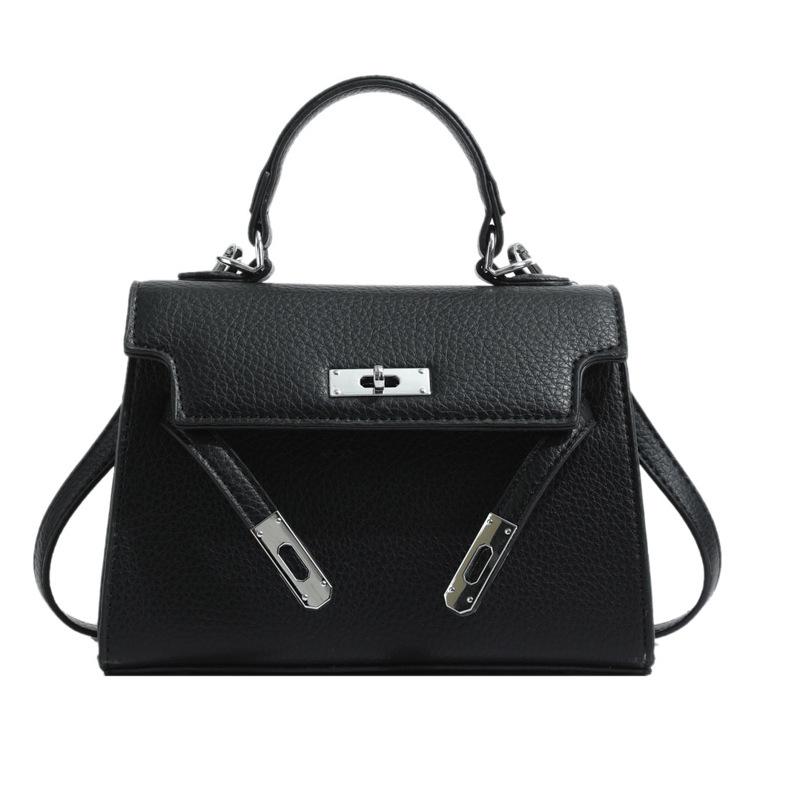 Håndveske Dame Mote En Skulder Crossbody Liten Firkantet Veske