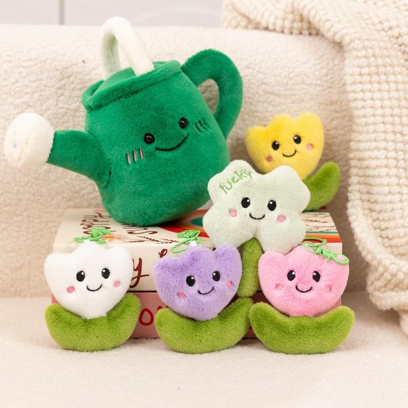 Tulip Watering Can Plush Toy For Kids Gift And Home Decor