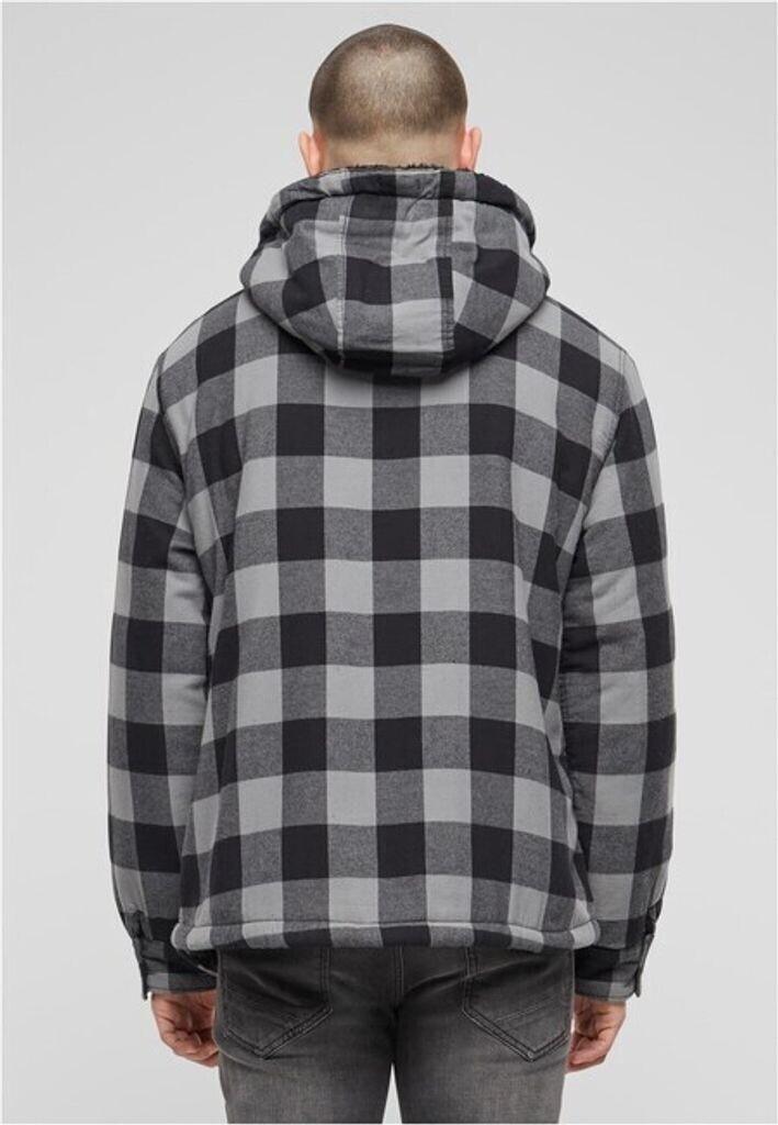 Brandit Lumberjacket Winter Jacket with Hood Black Charcoal