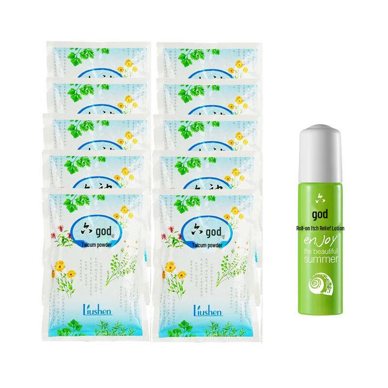 Набор: Тальк Liushin и Ролик от зуда