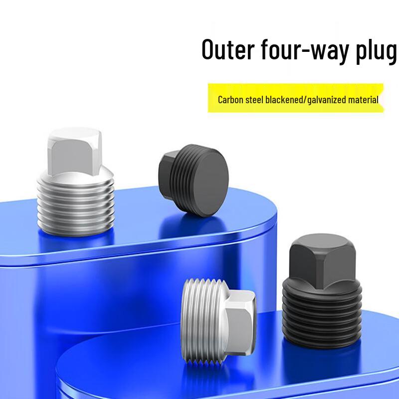 Jing Rong DN15 Carbon Steel External Square Head Plug