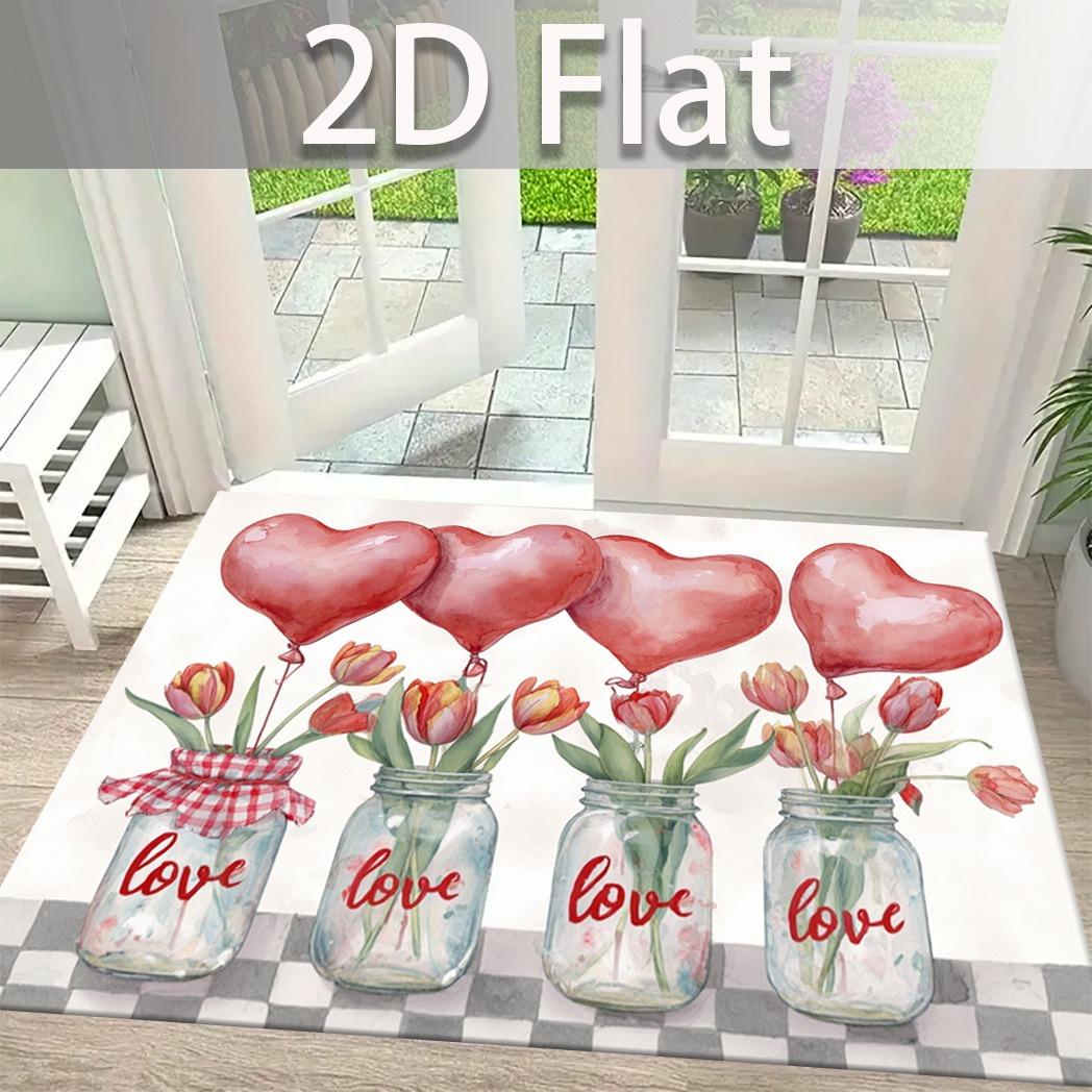 

2D Non-Slip Doormat Suitable for Various Settings Like Entryways, Hallways, Balconies, Garages, and Corridors. Outdoor Carpet 50cm x 80cm