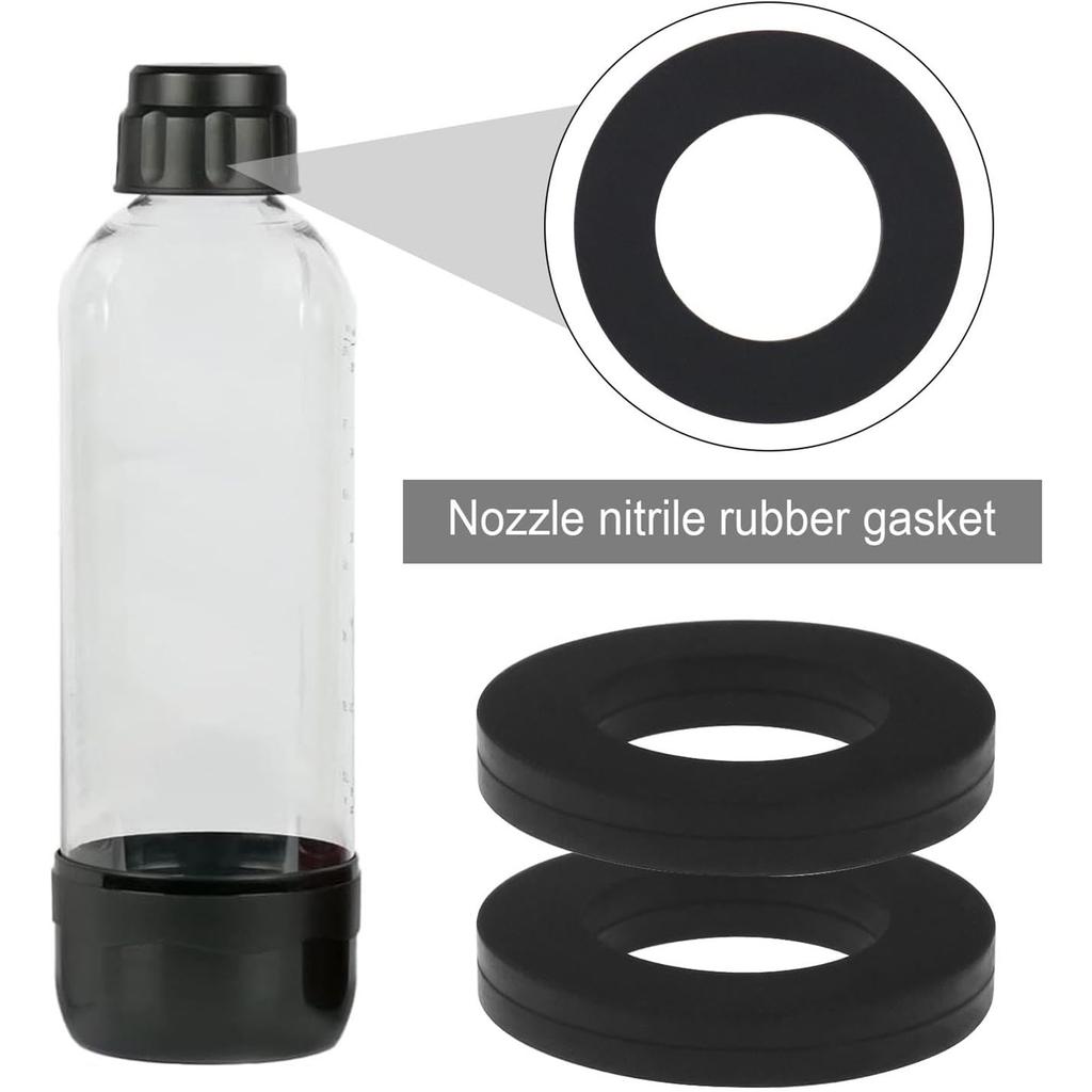 Set med 5 O-ringar Sodamaskins cylinderbyte Kolsyreapparater Packningar Ringar Silikonmaterial för Sodavattenmaskiner