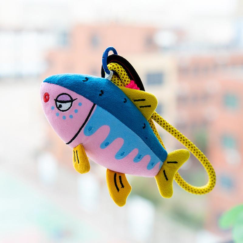 Fish Keychain Plush Toy With Pp Cotton Filling For Kids And Adults