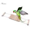Puntos Chew Toy Pet Small Hamster Birds Parrot Wooden Hanging Swing Hammock Stand Cage