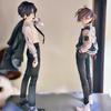 22cm bungou dogs vagrants anime figure youth dazai osamu action figure nakahara chuuya statuette pvc collection model doll toys