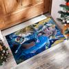 Tappeto in Flanella Stampato Erling Haaland Antiscivolo Morbido Poliestere Tappeto per Pavimento Tappetino Decorativo da Interno per Camera da Letto Soggiorno Divano